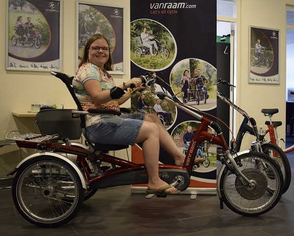 Radfahren mit Epilepsie dank Van Raams angepasster Fahrräder