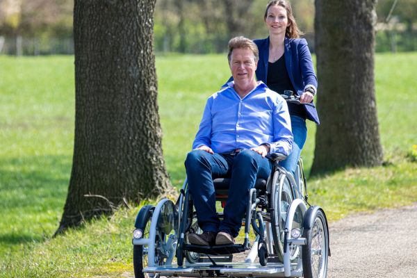 Wheelchair-bike-for-transporting-own-wheelchair-Van-Raam