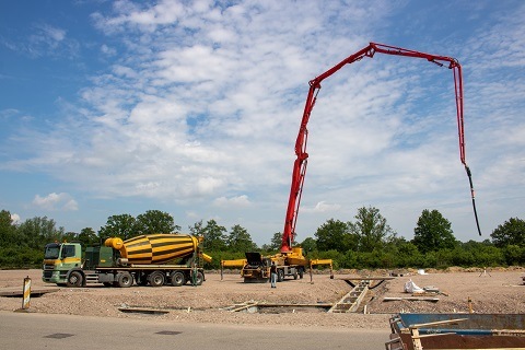 Beton storten Van Raam uitbreiding