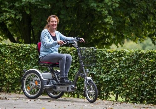Van Raam scootmobielfiets testen en proberen bij Welzorg Shop