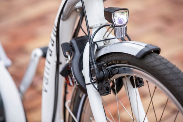 Lighting via the Van Raam electrical system