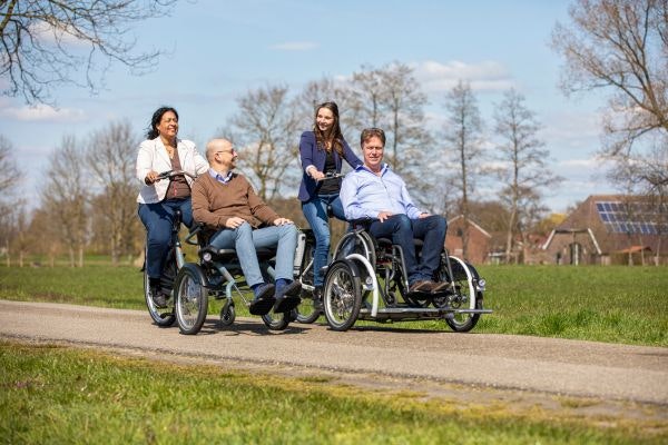 Tips for cycling with a wheelchair bike Opair and VeloPlus