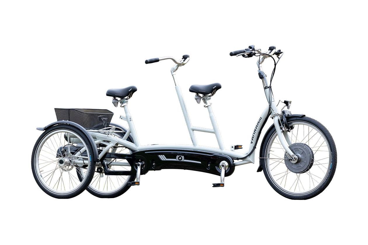 TWINNY PLUS gris agate tandem à trois roues pour adultes