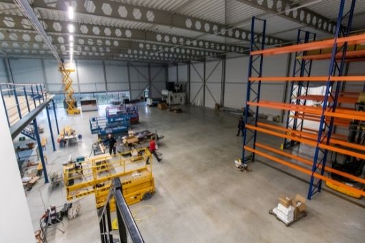 Expansion of Van Raam warehouse Varsseveld week 50