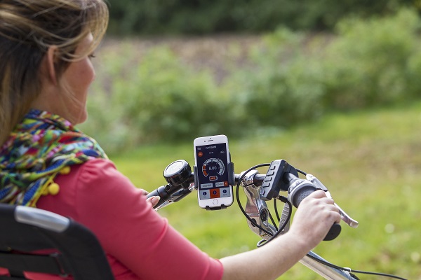 Van Raam E-Bike app Silent Systeem trapondersteuning