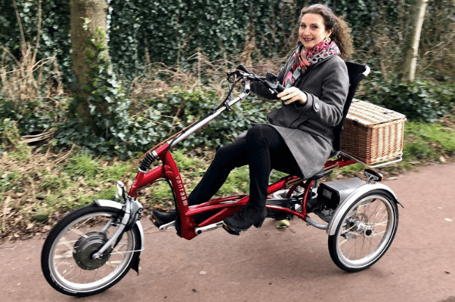Making-a-bike-ride-together-with-the-tricycle-for-adults-Easy-Rider-by-Van-Raam