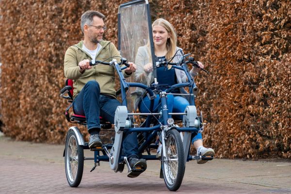 Fun2Go duofiets tussenscherm Van Raam