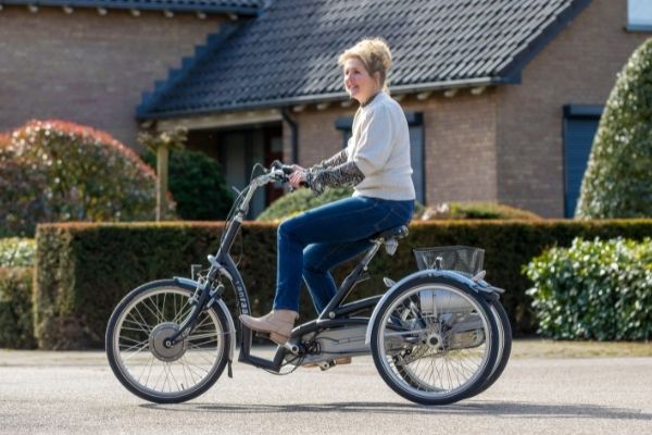 Disabled tricycle from Van Raam with low entry