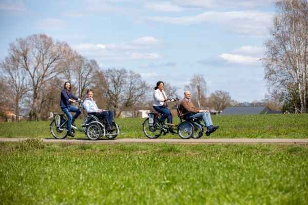 10 most asked questions about Van Raam wheelchair bikes OPair and VeloPlus