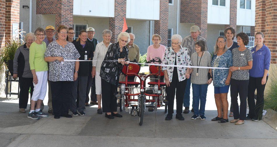 Side-by-side tandem for retirement center