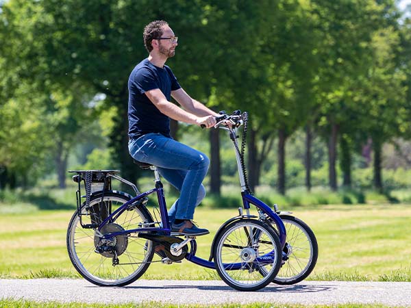 Versnellingen op aangepaste Van Raam fietsen Viktor driewieler