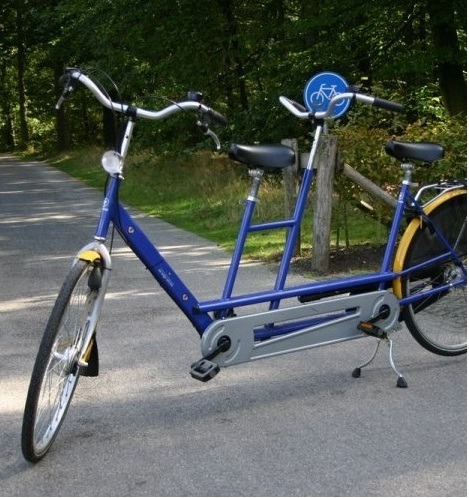 Tandem fiets gehandicapten