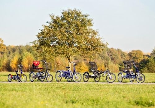 Van Raam driewielers testen en proberen bij Welzorg Shop