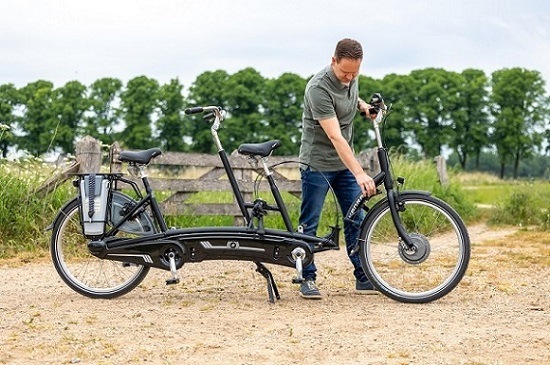 Detachable frame Twinny tandem Van Raam
