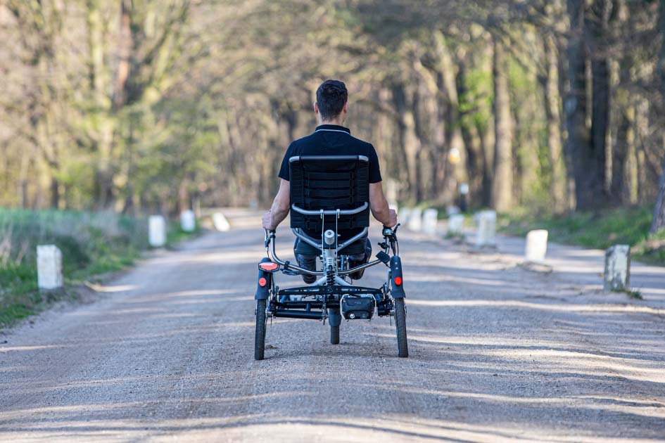 Why is there no stand on a 3-wheeled bike