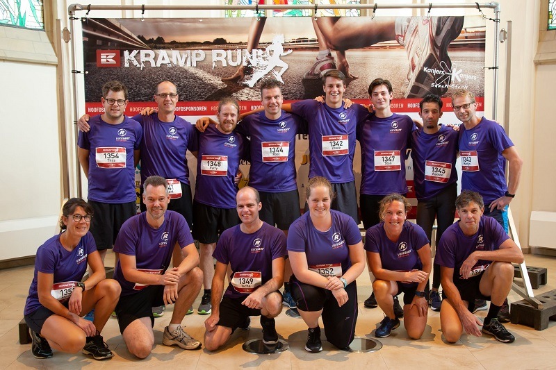 Van Raam teams doen mee aan hardloopevenement Kramp Run in Varsseveld