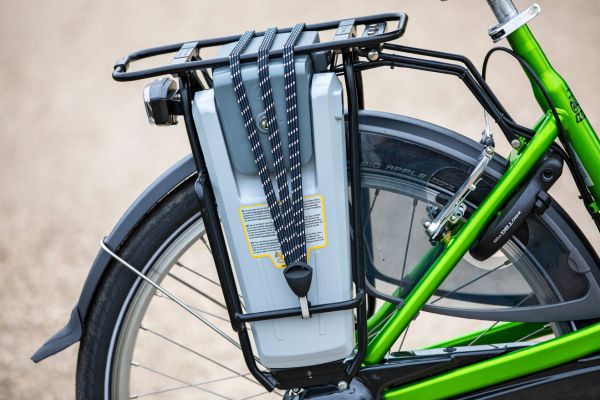 Tretunterstützung am Kivo-Tandem