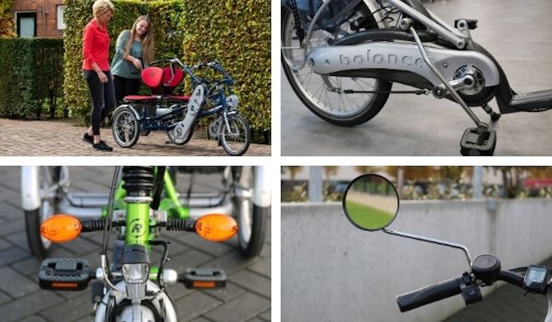 Video meest verkochte opties voor een Van Raam fiets draaibare stoel richtingsaanwijzer stilstaande crank spiegel