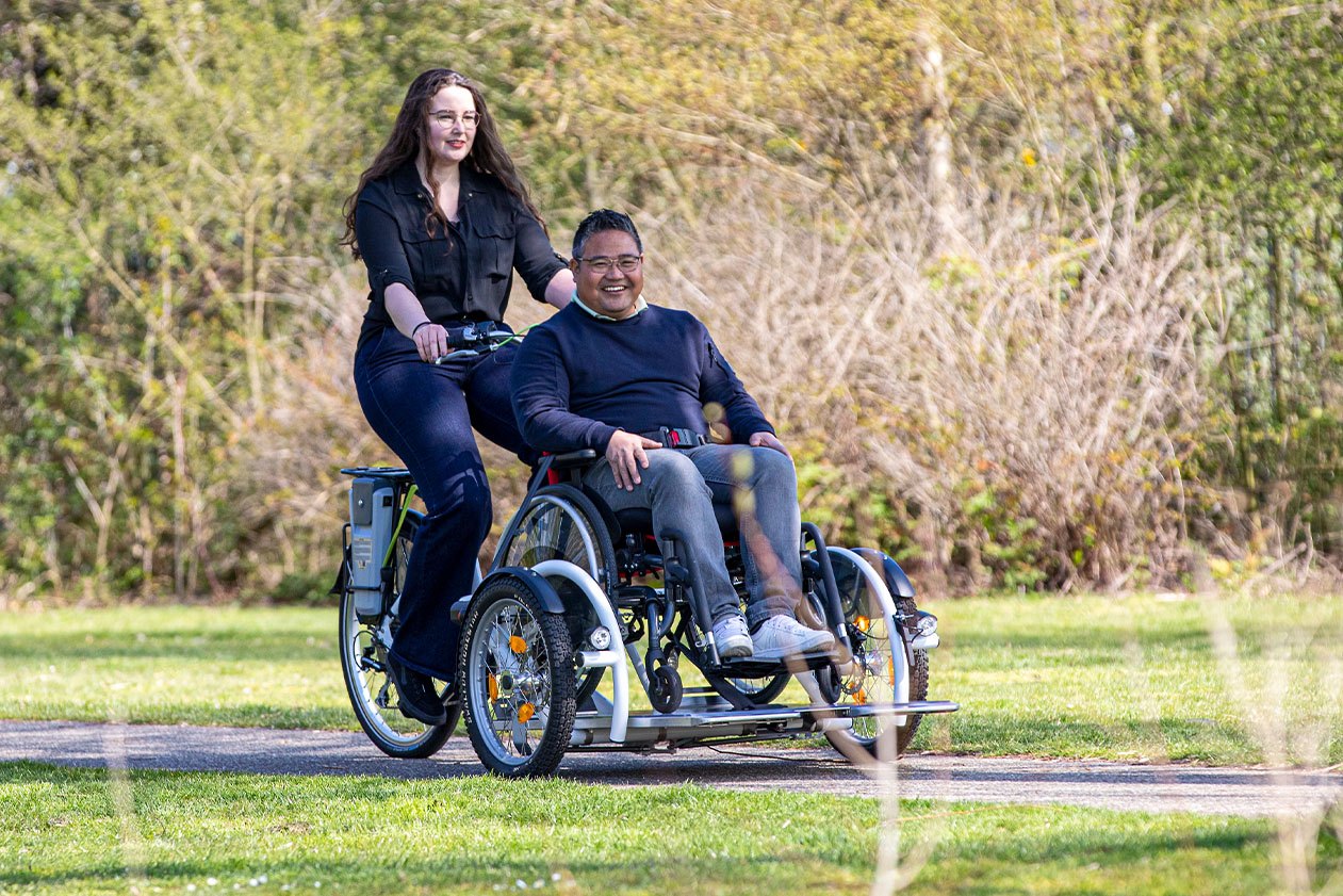 Van Raam VeloPlus rolstoelfiets impressie