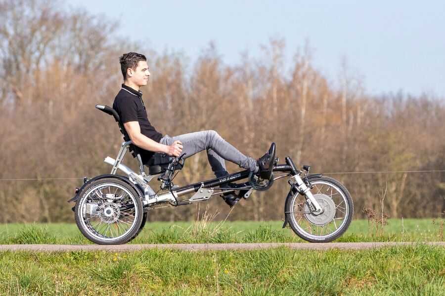 Adjust the right length on the Van Raam Easy Sport and Easy Sport Small recumbent trikes