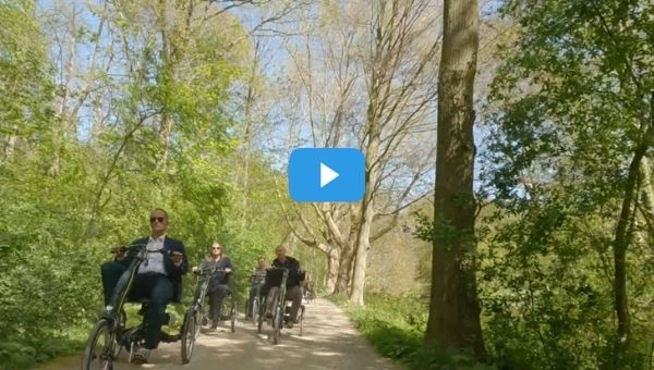 Van Raam Fahrräder und Missie 2030 die Fonds Gehandicaptensport video Konferenz