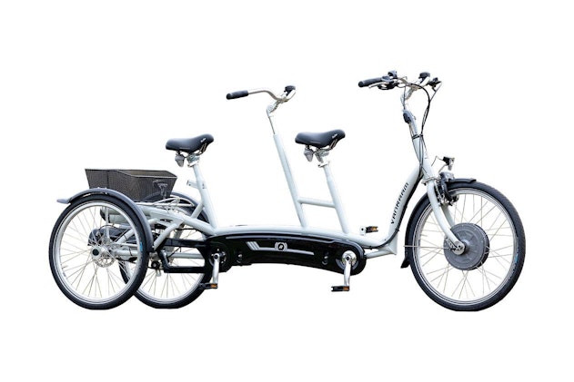 Twinny Plus tandem velo tricycle pour adultes Van Raam