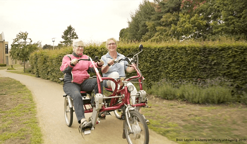 Fun2Go duo bike provides for the care and wellbeing of the elderly