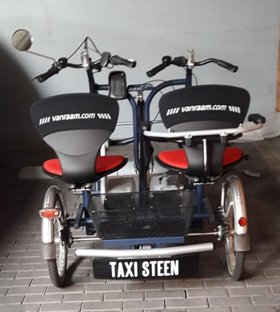 Taxi Steen Ommen Van Raam Fun2Go elektrische duofiets