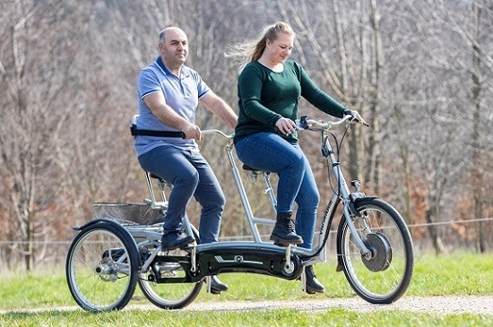 Tandems von Van Raam Radfahren mit Autismus