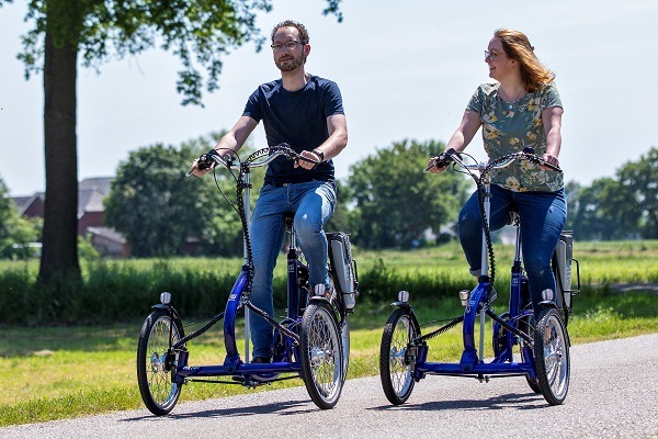 Tricycle avec 2 roues à l'avant Van Raam