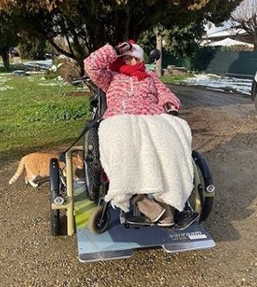 Elektrische rolstoelfiets VeloPlus Caterina