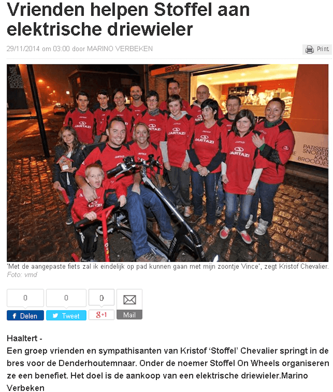Elektrische driewielfiets