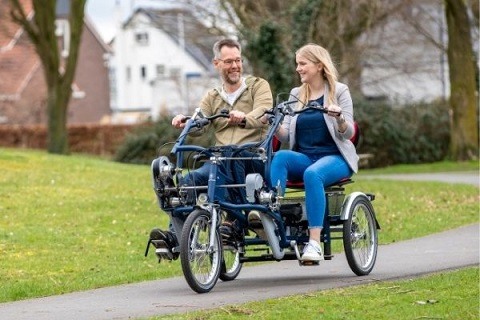Van Raam Duo Fahrrad für Personen mit Polyneuropathie