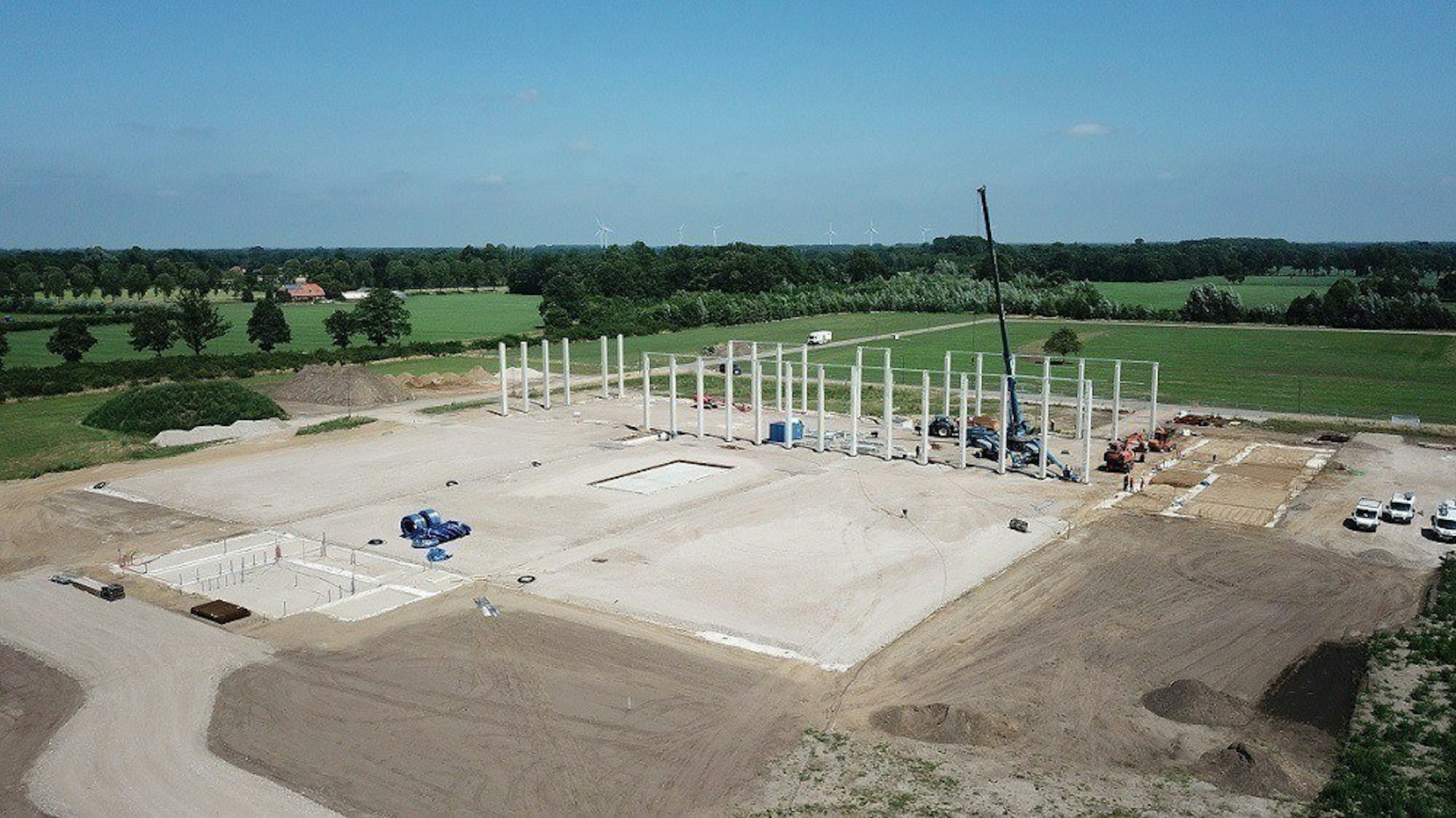 Bovenaanzicht nieuwbouw Van Raam