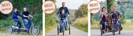 Driewieltandems als beste getest - Van Raam 
