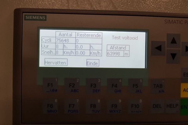 Display bedieningssysteem testbank Van Raam
