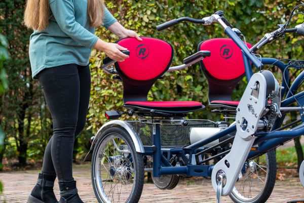 Option Van Raam side-by-side tandem armrests