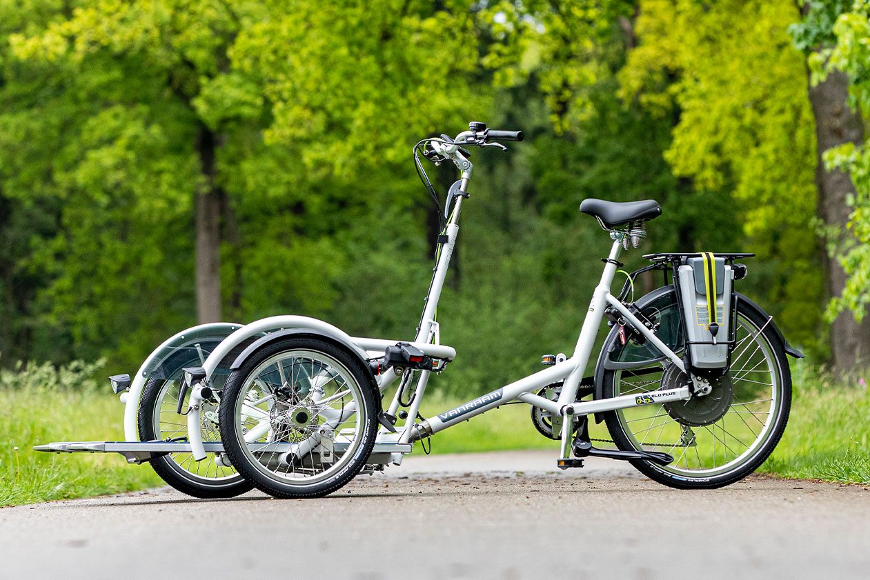 Plaque de bicyclette renforcée VeloPlus pour fauteuil roulant de Van Raam