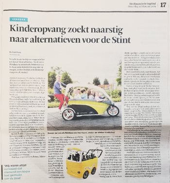 Artikel aus dem Financieel Tagesblatt über das GoCab