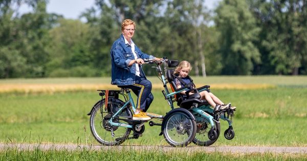 Is a wheelchair bike also suitable for children - Van Raam OPair wheelchair bike