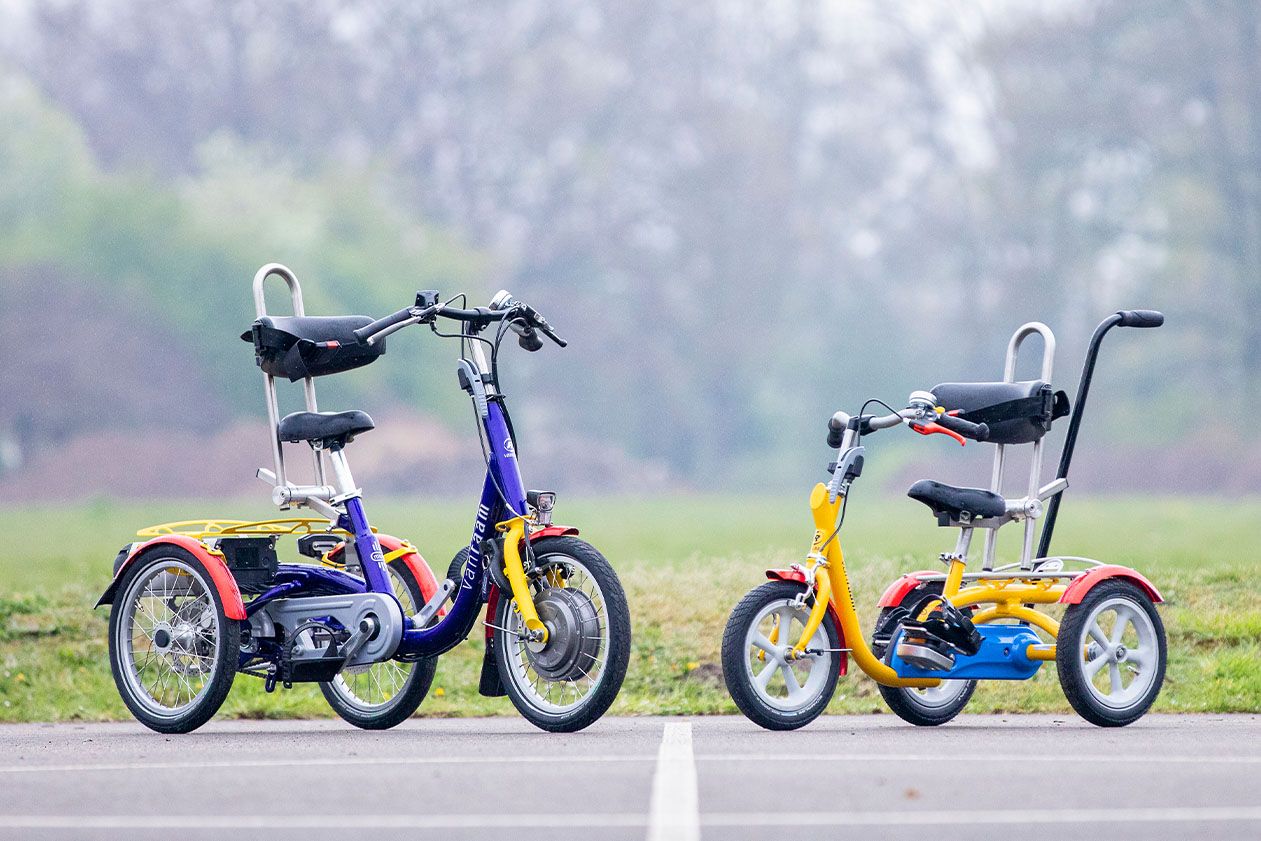 Van Raam children's tricycle mini and Husky