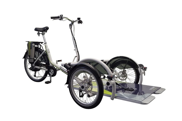 VeloPlus Rollstuhltransportfahrrad mit Tretunterstützung