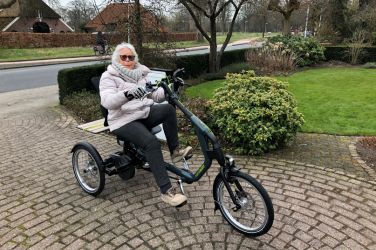 Customer experience Easy Rider electric tricycle Albert Bloemendaal