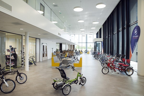 Van Raam bicycle factory in Varsseveld for test rides