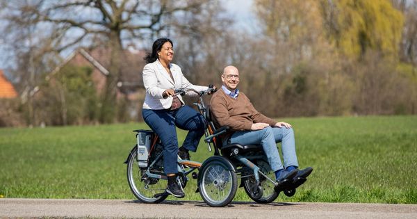 Van Raam spezielle Fahrräder mieten in Belgien - OPair Rollstuhlfahrrad