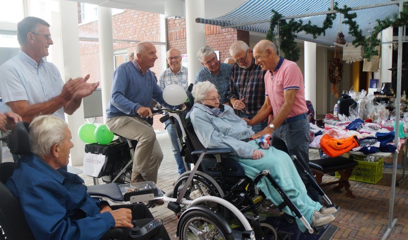 Rolstoelfiets voor woonzorgcentrum