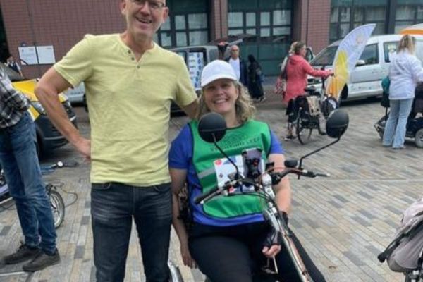 Van Raam Easy Rider tricycle at the Limitless Eleven Cities Tour