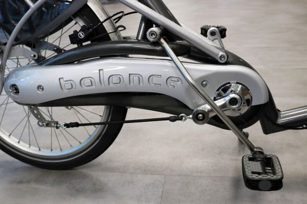 Stilstaande crank Van Raam aangepaste fietsen Balance lage instapfiets