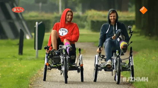 Cycling after brain haemorrhage - TV Show