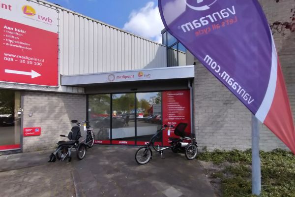 Medipoint Roosendaal Van Raam Premium Dealer met aangepaste fietsen